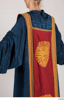  Photos Medieval Cardinal in Blue-Orange Habit 1 Blue habit Red-Orange tabard Sun symbol medieval cardinal medieval clothing upper body 0005.jpg